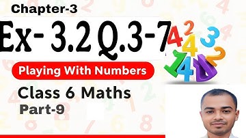 Ex-3.2 | Q. 3-8 | Chapter-3 | Class 6 Maths | NCERT | Factors & Multiples | Full Solution Explained