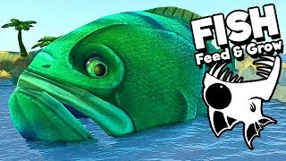 Feed and Grow Fish Gameplay German - Endless Mode Goliath