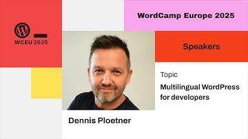 Multilingual WordPress for developers