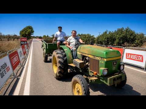 Hoy me subí en un Tractor 🚜 Día 9 de 25 en La Vuelta
