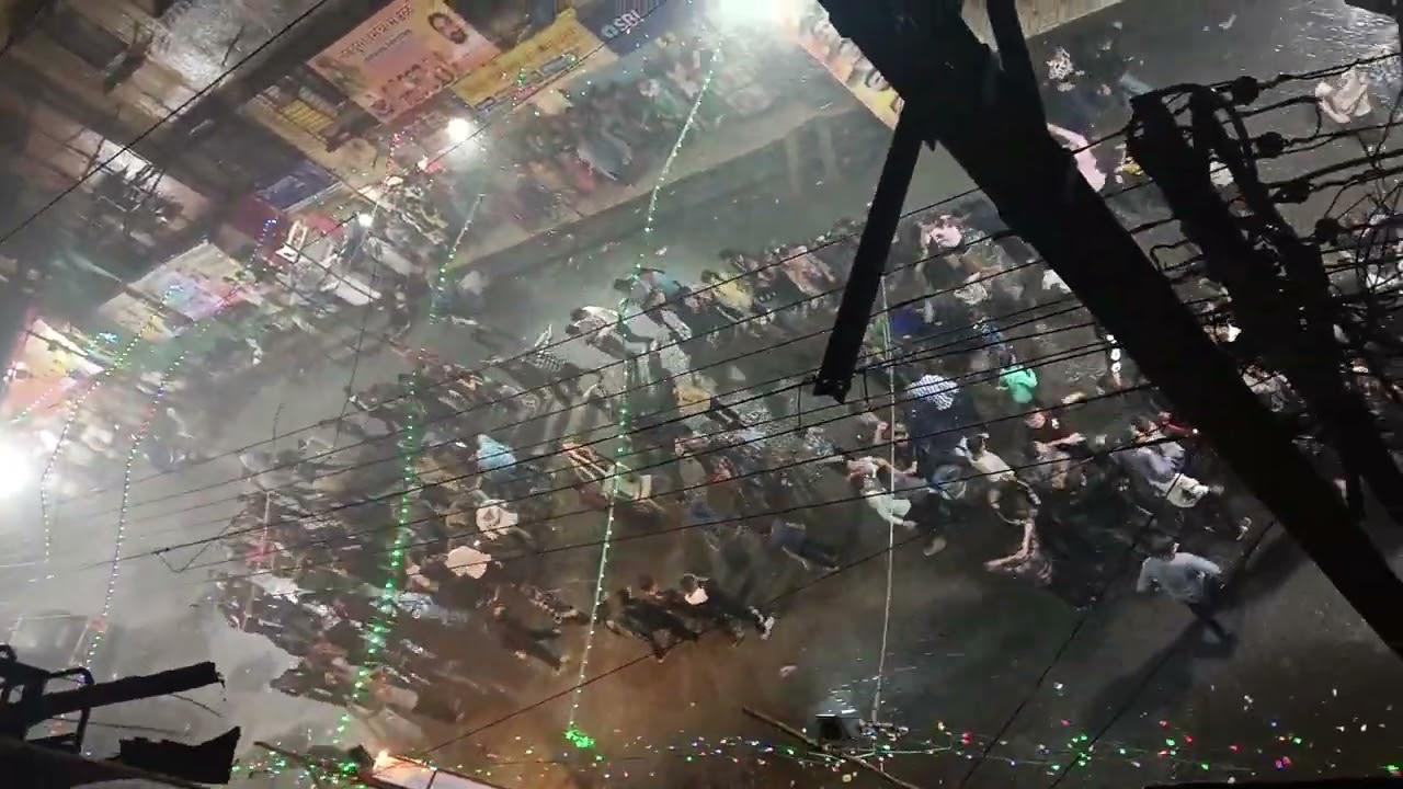 Garba with heavy rain ☔ mumbai virar