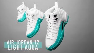 jordan 12s light aqua