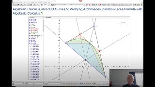 Verifying Archimedes&#39; parabolic area formula with Algebraic Calculus | AC and DCB Curves 5| Wild Egg