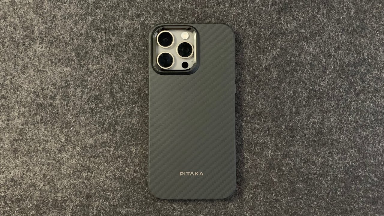 iPhone 15 Pro Max PITAKA MagEZ Case 4 Aramid Carbon Fiber