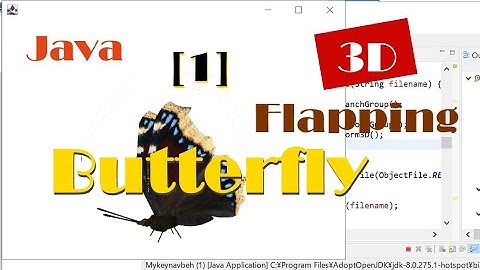 Java 3D: How to Make a Flapping Butterfly (with Source Code)
