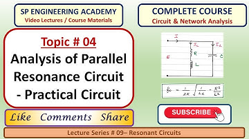 04 Analysis of Parallel Resonance Circuit   Practical Circuit