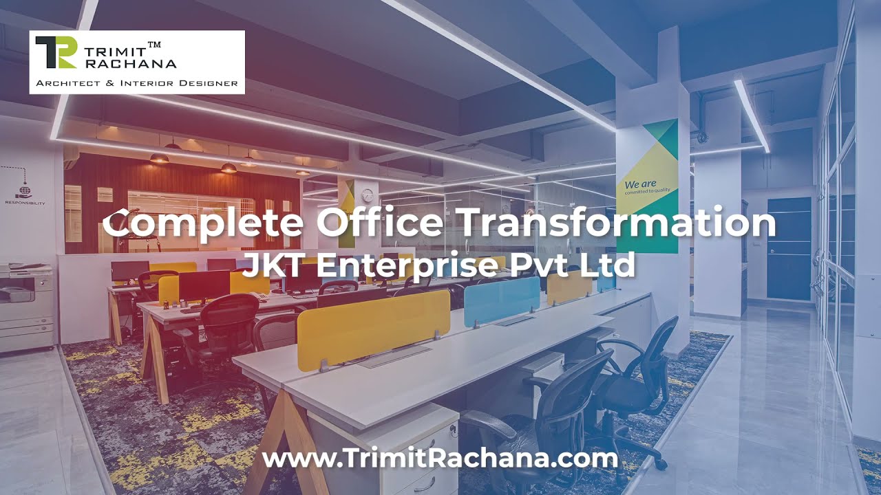 Complete office transformation - JKT Enterprise Pvt Ltd - by Trimit Rachana
