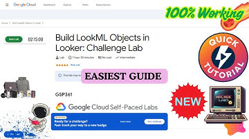 Build LookML Objects in Looker: Challenge Lab | 1 Lab = 1 skill badge |  #GSP361 #qwiklabs #arcade