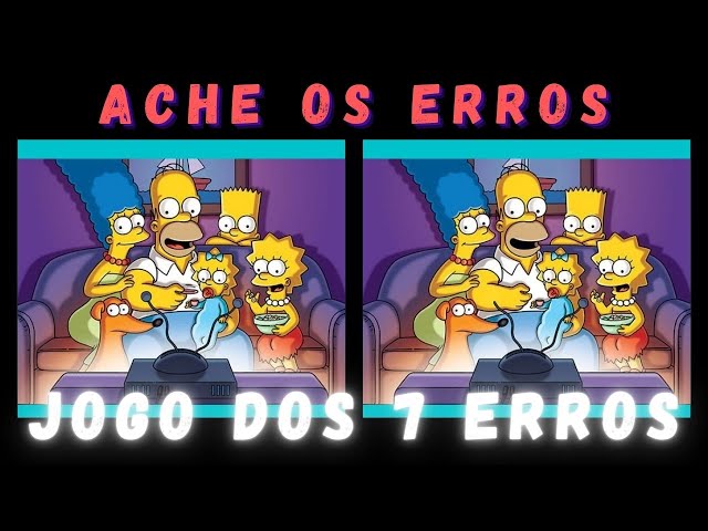 7 erros Simpsons #7erros #7errosjogoonline #jogos #game