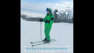 techniques de ski alpin intermédiaire