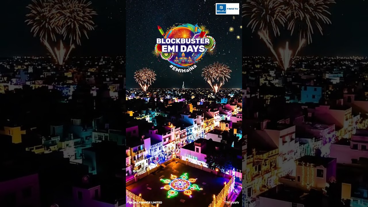 Blockbuster EMI Days 2025 🎉 Festive Shopping Easy on EMI | Bajaj Finserv 