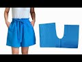 편안하고 귀여운 A라인 스커트 반바지 만들기 Making comfortable and cute A-line skirt shorts