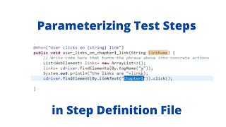 Develop BDD Automation Framework from Scratch | Selenium Java | parameterizing Test Steps #BDD