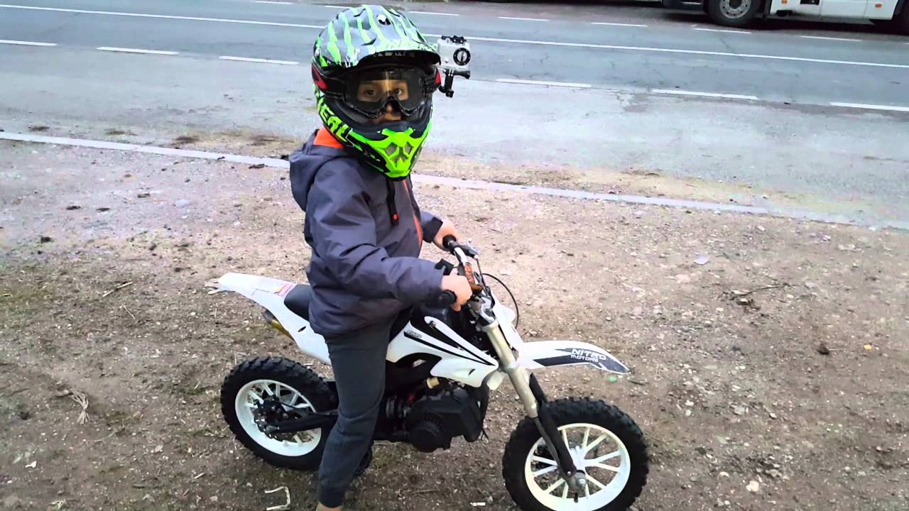 Mini Kros Honda Replica 49cc - YouTube