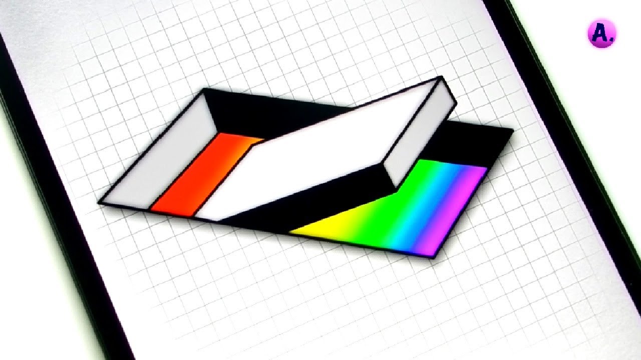 How to Draw 3D Floating Illusion Art In Procreate 3d Art Trick