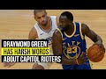 Draymond Green doesn't mince words when it comes to U S  Capitol attack