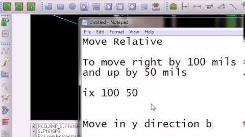 Move Relative in Allegro PCB