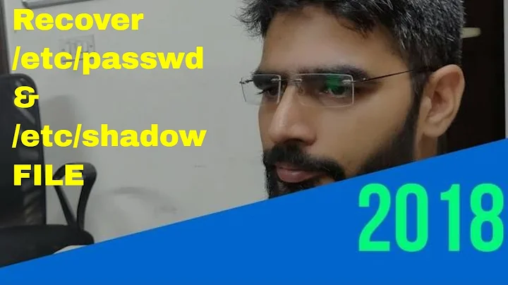 Recover Linux /etc/passwd & /etc/shadow File From ServerGyan