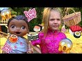 BABY ALIVE has a FUN DAY OUTSIDE! The Lilly and Mommy Show. The TOYTASTIC Sisters. SUSHI Picnic