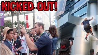 WE GOT KICKED OUT FROM VIDCON  *not clickbait*