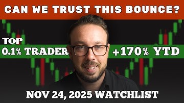 Swing Trading Watchlist Nov 24, 2025 | Top 0.1% Trader (170%+ YTD)