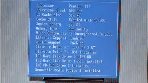 CMSY Video 5 Power-on-Self-Test (POST) and BIOS
