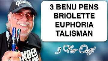 Fountain Pen Frenzy: A THREE Benu Fountain Pen Review! 2023