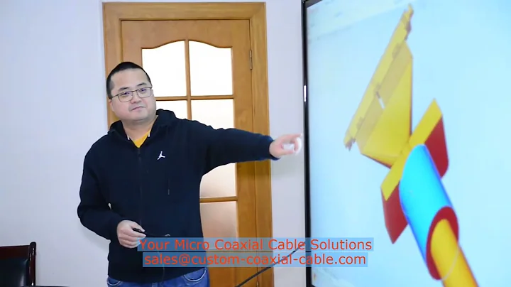 samtec micro coax 40 AWG lightweight lvds cable for led tv micro-coax cable assembly UAE factory Pow