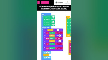 Lily∞Bot: Programming long range Sharp IR sensors in Code Kit graphical programming