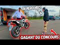 ON AMÈNE LA MOTO AU GAGNANT CHEZ LUI !