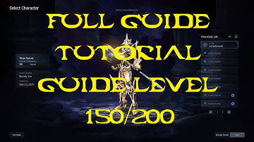CABAL ONLINE NA - FULL GUIDE TUTORIAL SQ Level 150 to Level 200