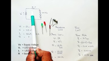 Series Resistor Calculation For Multiple LED