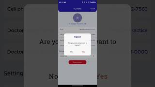 Docvoice Doctor App Exploring Dashboard Settings