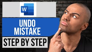 Famous How to Undo Mistake in Microsoft Word — Step by Step Word Tutorial Wealth