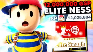 This is what a 12,000,000 GSP Ness looks like in Elite Smash