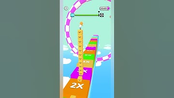 Cube Surfer game - lvl 16 #shorts #gamingwithrabia #cubesurfer  #gameplay