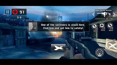 Dead Trigger 2 - Escort Gameplay