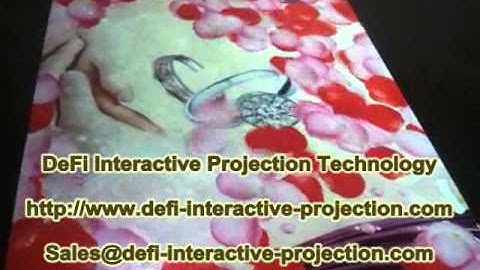DEFI Interactive floor/wall projection system basic version with 62 effects from $200 to $650