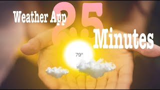 Details How to CODE a WEATHER APP in 25 minutes! Python projects 2021 Beginners || CODING TUTORIAL Guide