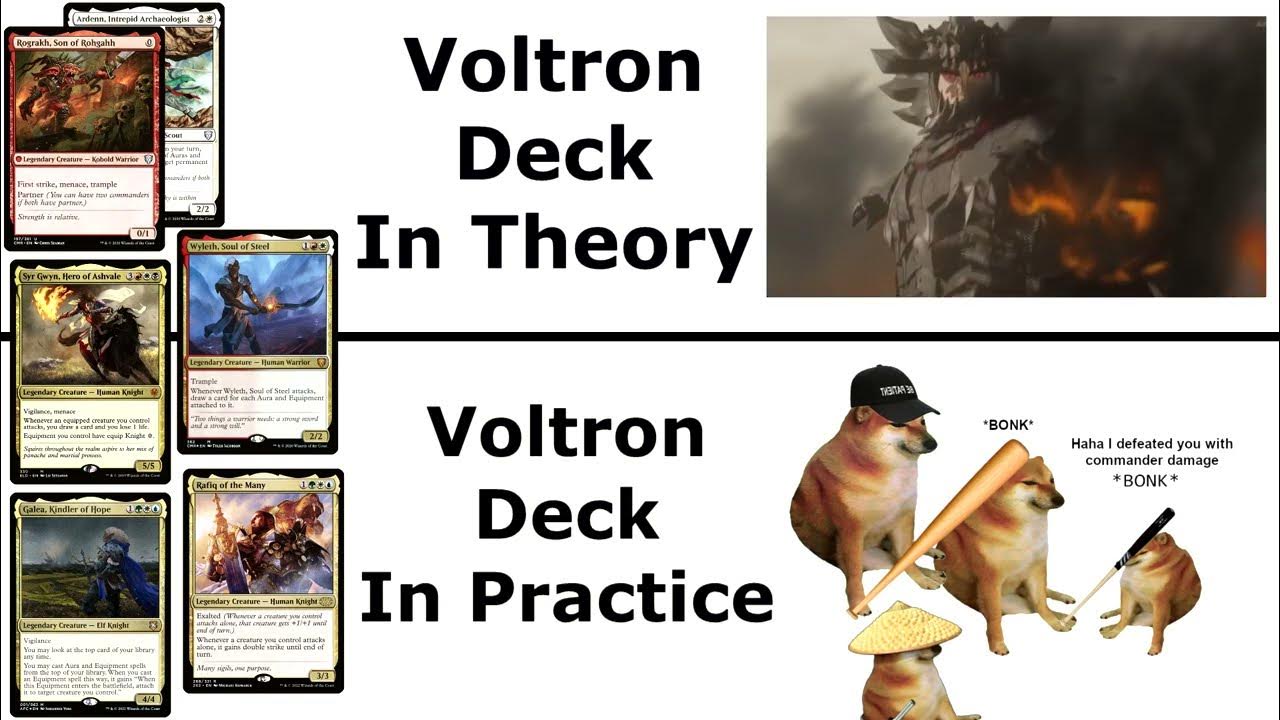 MTG Commander Voltron Deck Theory vs Practice YouTube