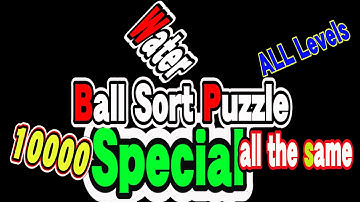 Ball Sort Puzzle Special Level after Level 10000 / Lock Ball and Key Ball
