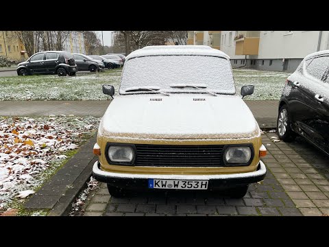 Kaltstart eines Wartburg 353 bei -5 Grad / Engine Cold Start