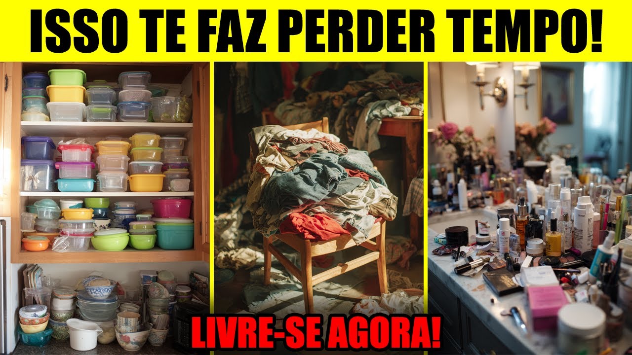 JOGUE ISSO FORA HOJE: 9 coisas INÚTEIS que só fazem você PERDER TEMPO em casa! - Minimalismo