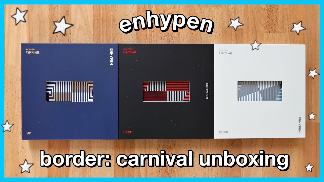 ENHYPEN BORDER: CARNIVAL UNBOXING (all versions)