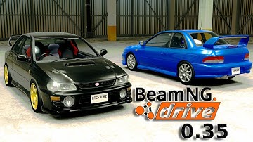 BeamNG 0.35 New Update Trailer Subaru