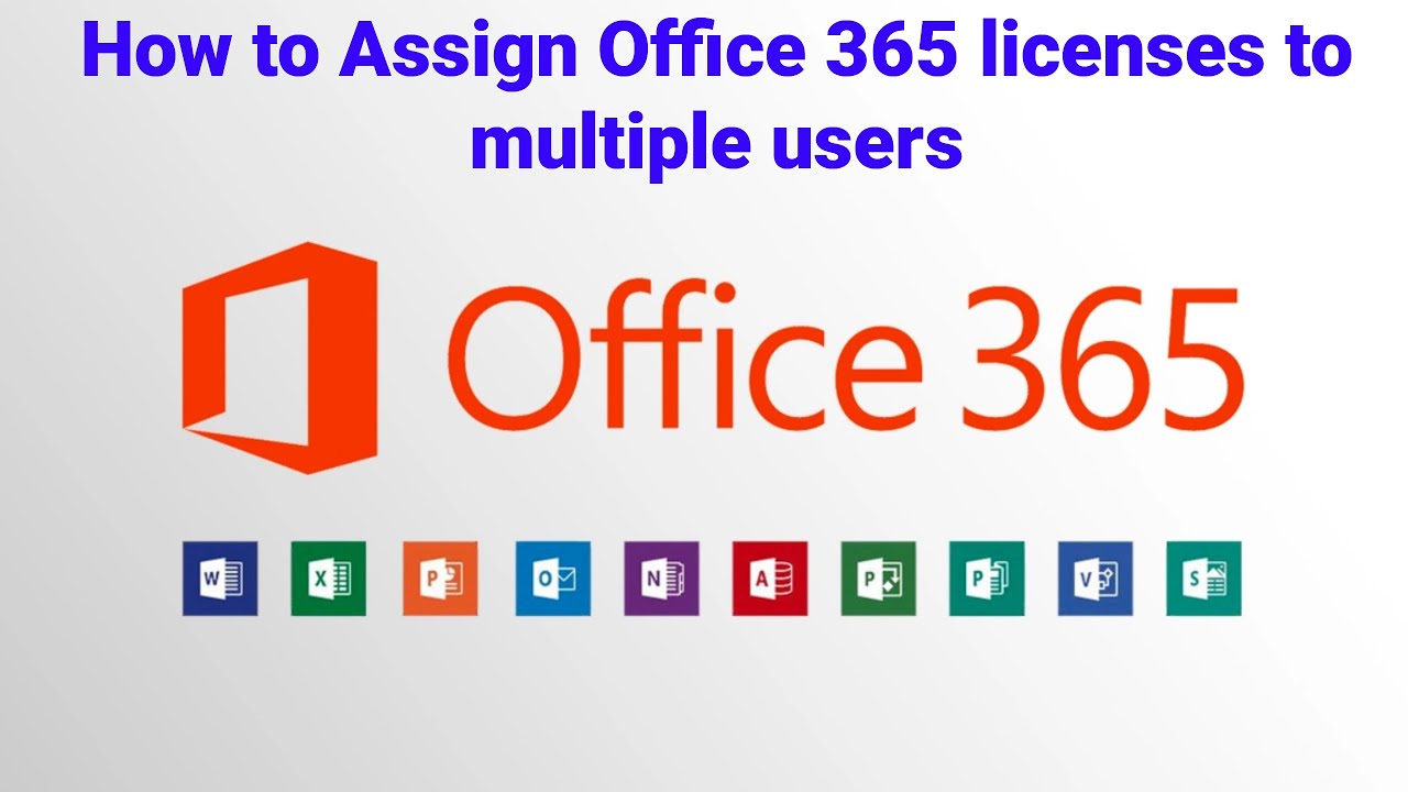 how to assign visio license in office 365