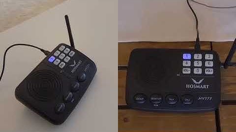 Hosmart 1/2 Mile LONG RANGE 7-Channel Security Wireless Intercom System for Home or Office ( Reviews