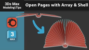 How to Model Open Book Pages in 3ds Max (Fast & Easy)