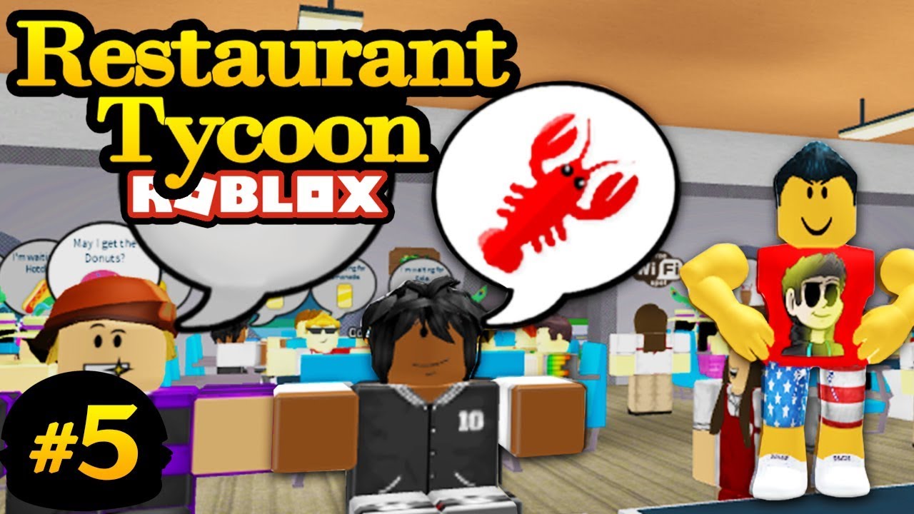 Restaurant Tycoon 5 Selling Lobsters Roblox Youtube - how to sell items in roblox my restaurant