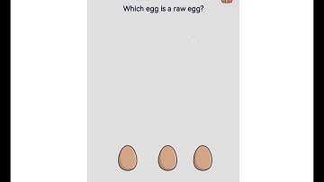 Brain Out 2 level 70 which egg is raw egg Walkthrough Solution